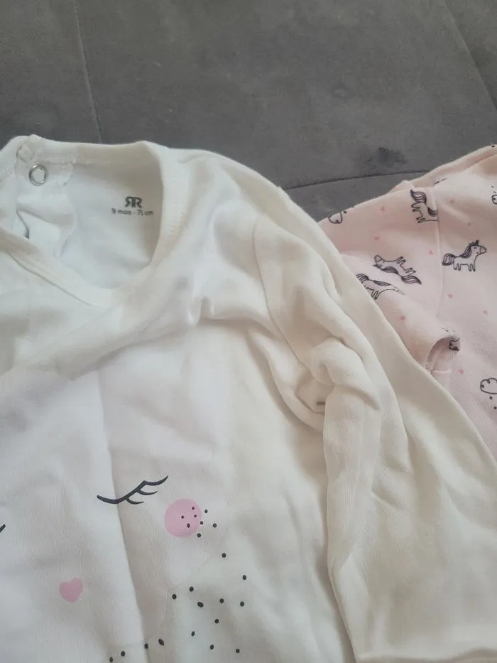 Lot 2 pyjamas neufs - La Redoute - 9 mois  | Beebs