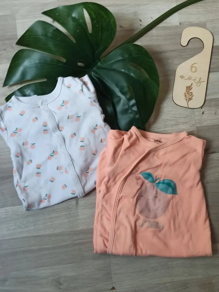 Lot 2 pyjamas pêche 