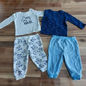 Lot de 2 pyjamas 2 pièces 6 mois - Lupilu - 3 mois  | Beebs