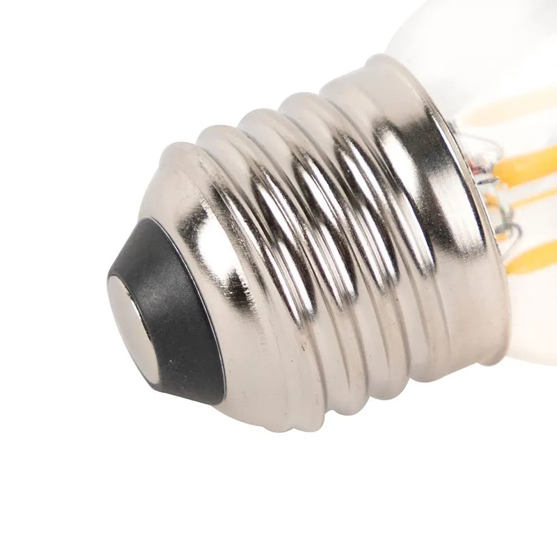Lot de 5 ampoules LED filament globe E27 dimmables 3W 250lm 2700K
