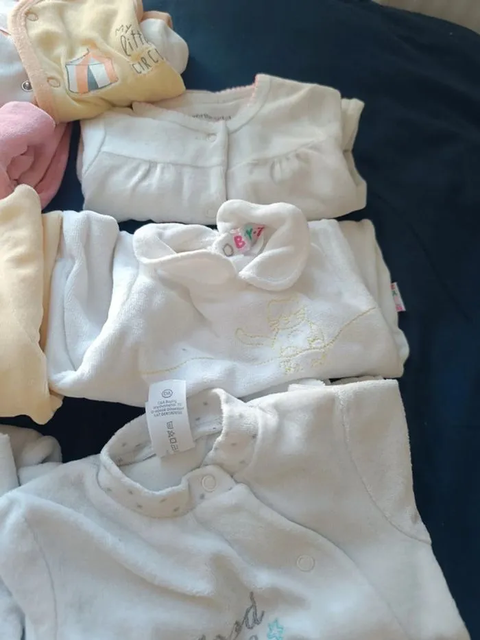 Lot de 7 pyjamas - Vertbaudet - Naissance - 0 mois  | Beebs