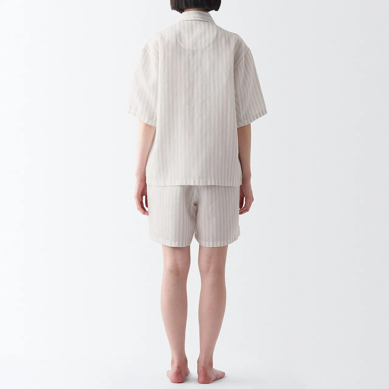 Lyocell and Linen Short Sleeve Pyjamas 17829