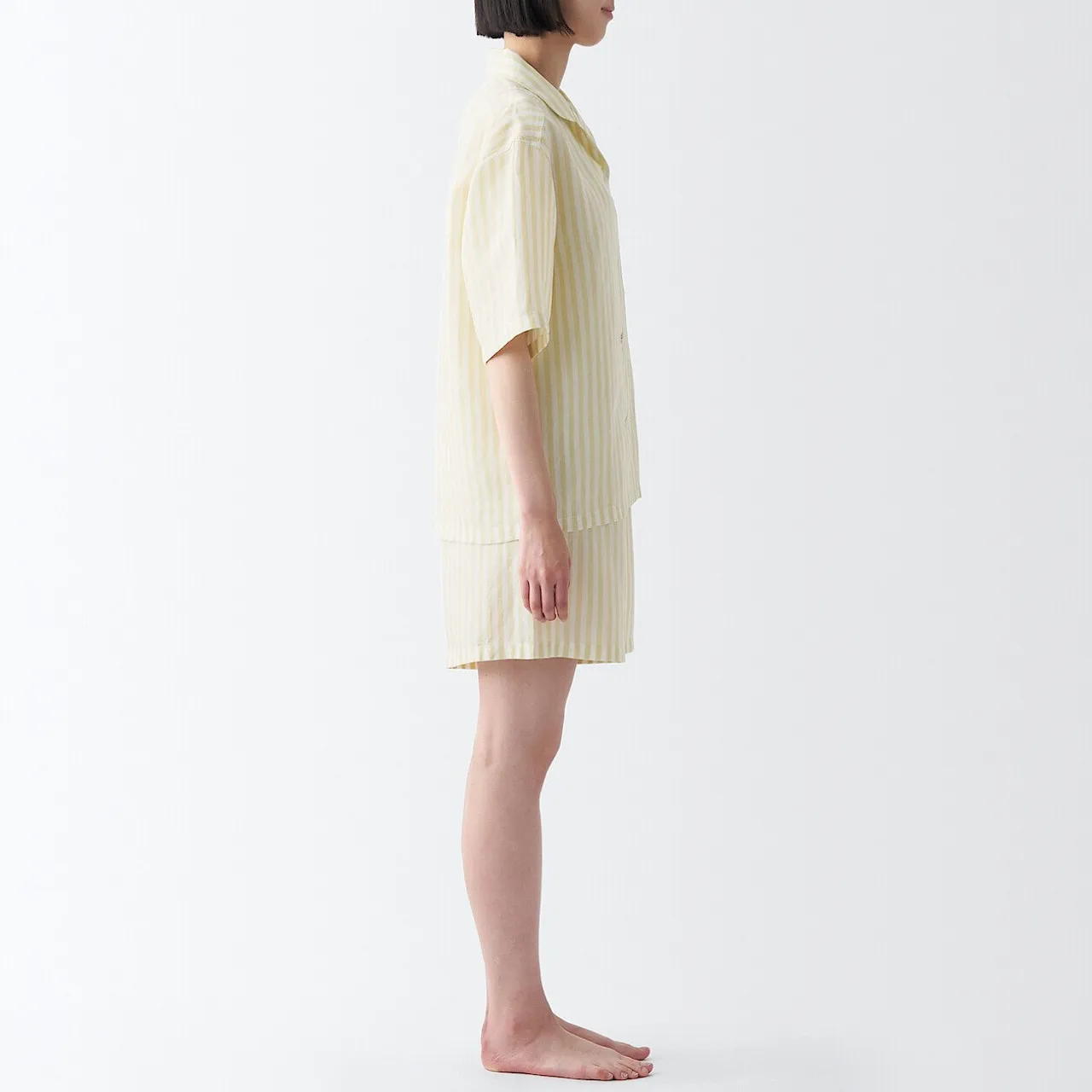 Lyocell and Linen Short Sleeve Pyjamas 17829