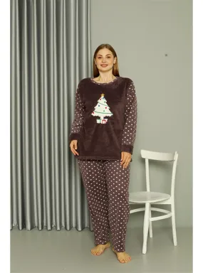 Maroon - Plus Size Pyjamas