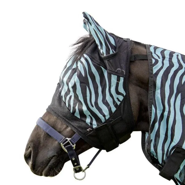 Masque anti-mouches HKM Zebra