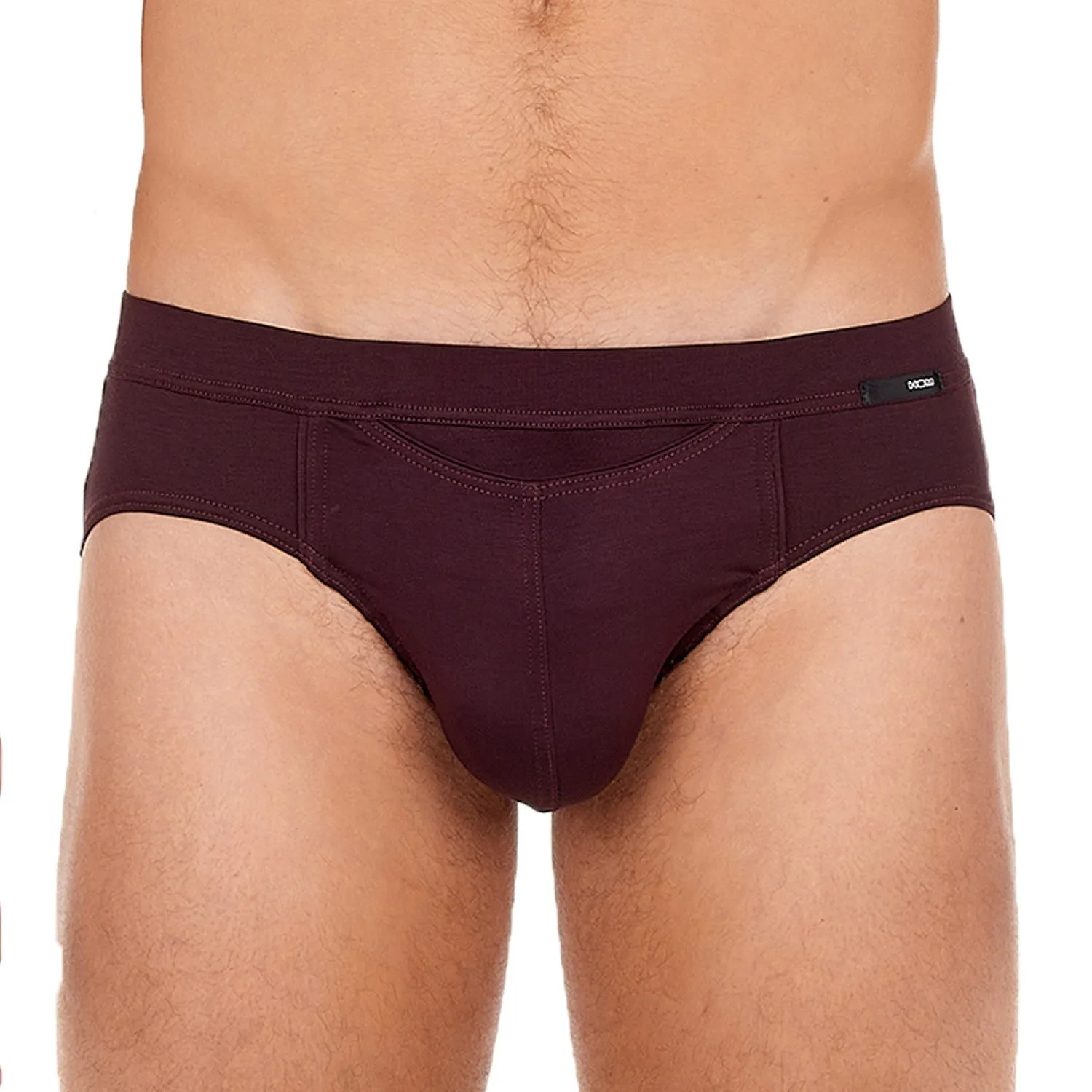 Mini Slip Comfort HO1 Tencel Soft - bordeaux - HOM : vente slips et...