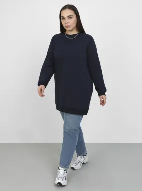 Navy Blue - Plus Size Sweatshirts