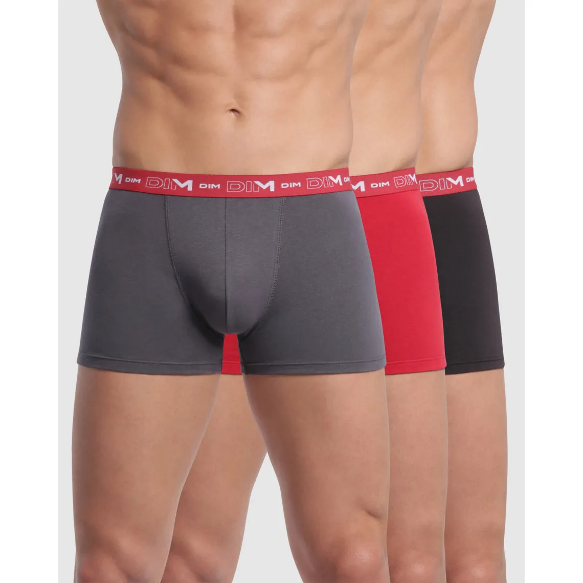 PACK 3 BOXERS COTON  Dim - Sous-Vêtements Homme sur MenCorner