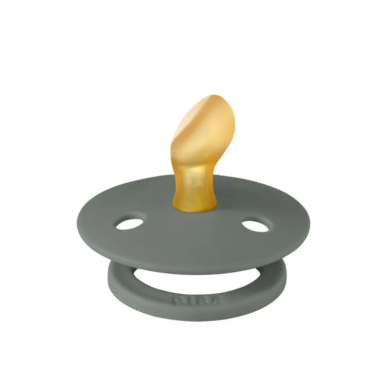 Pack de 2 tétines anatomiques - Vanille / Pine - BIBS - Perlin Paon Paon