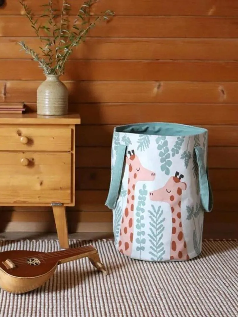 Panier de rangement girafe Nisü (30 x 40 cm) - Orange