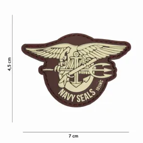 Patch 3d navy seals Couleur Taupe