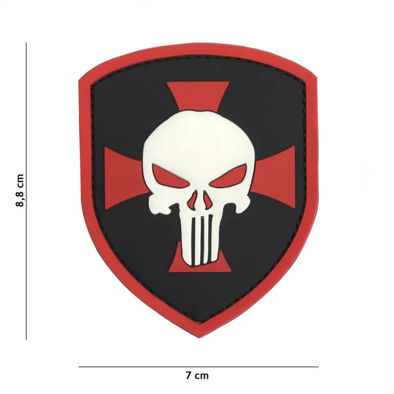 Patch punisher Couleur Rouge