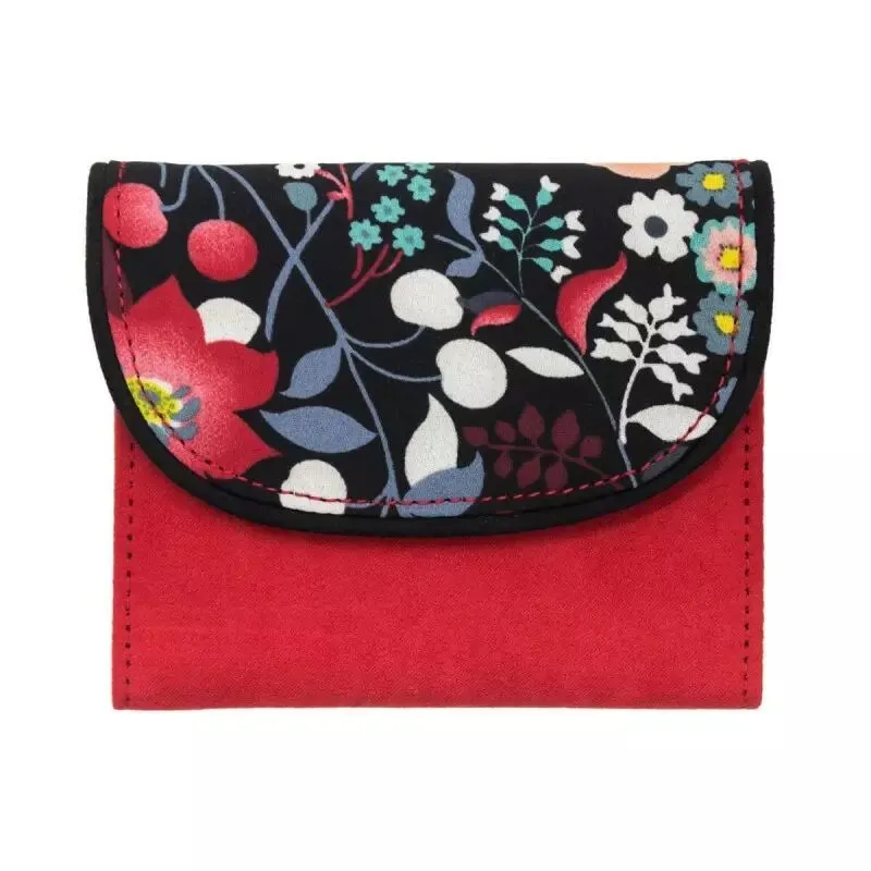 Petit portefeuille / porte monnaie imprimé original Bibop & Lula
