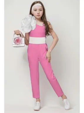 Pink - Girls` Salopettes & Jumpsuits