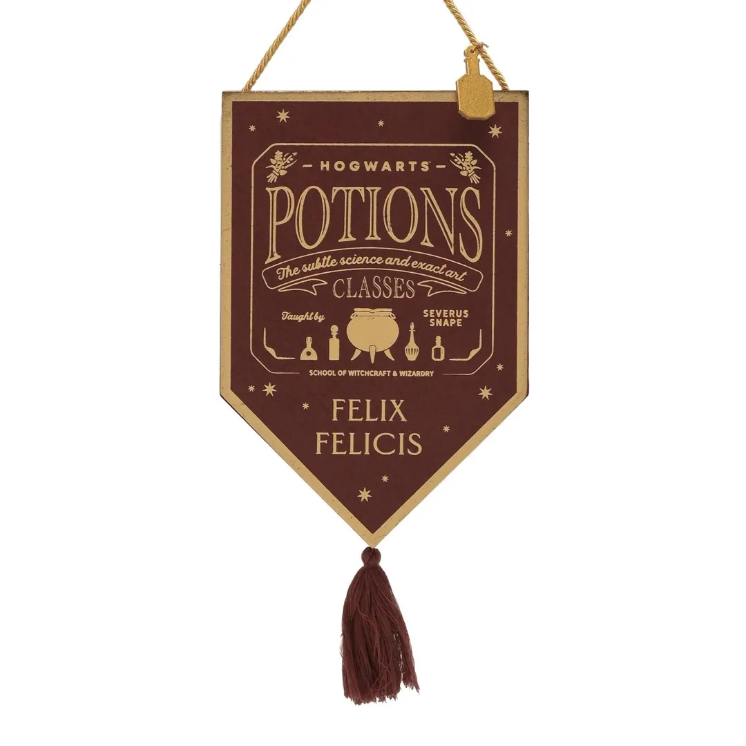 Plaque suspendue Potion Felix Felicis - Harry Potter