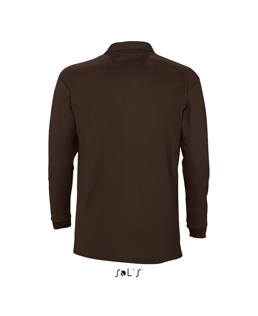 Polo manches longues Homme Personnalisé - 210g Sol's Winter