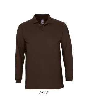 Polo manches longues Homme Personnalisé - 210g Sol's Winter