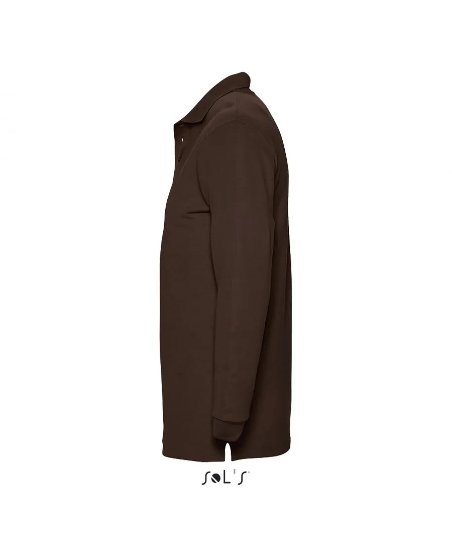 Polo manches longues Homme Personnalisé - 210g Sol's Winter