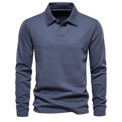 Polo à manches longues pour homme