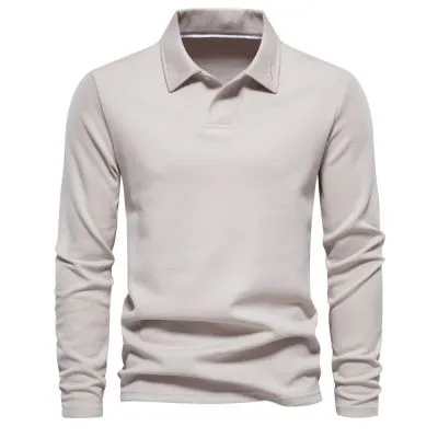 Polo à manches longues pour homme