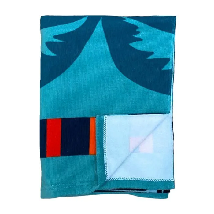 Poncho et Serviette de bain - LE COMPTOIR DE LA PLAGE - Microfibre - Enfant - 70x140 - Surfista