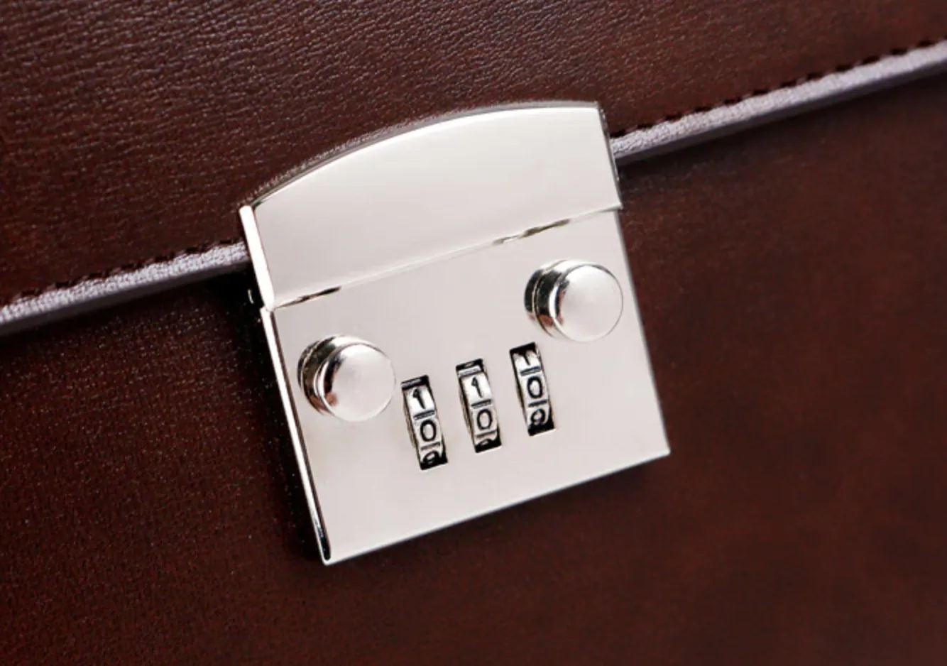 Porte documents en cuir - Style Gangster