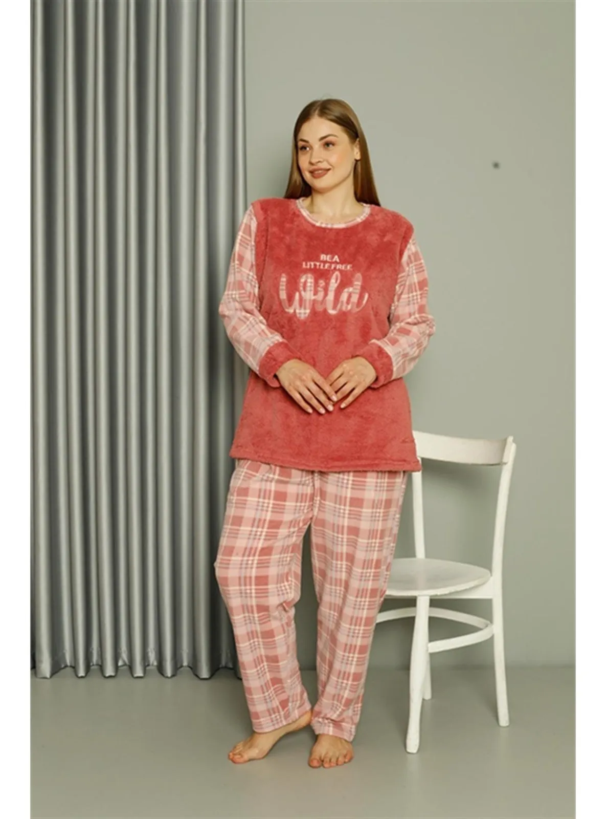 Powder Pink - Plus Size Pyjamas