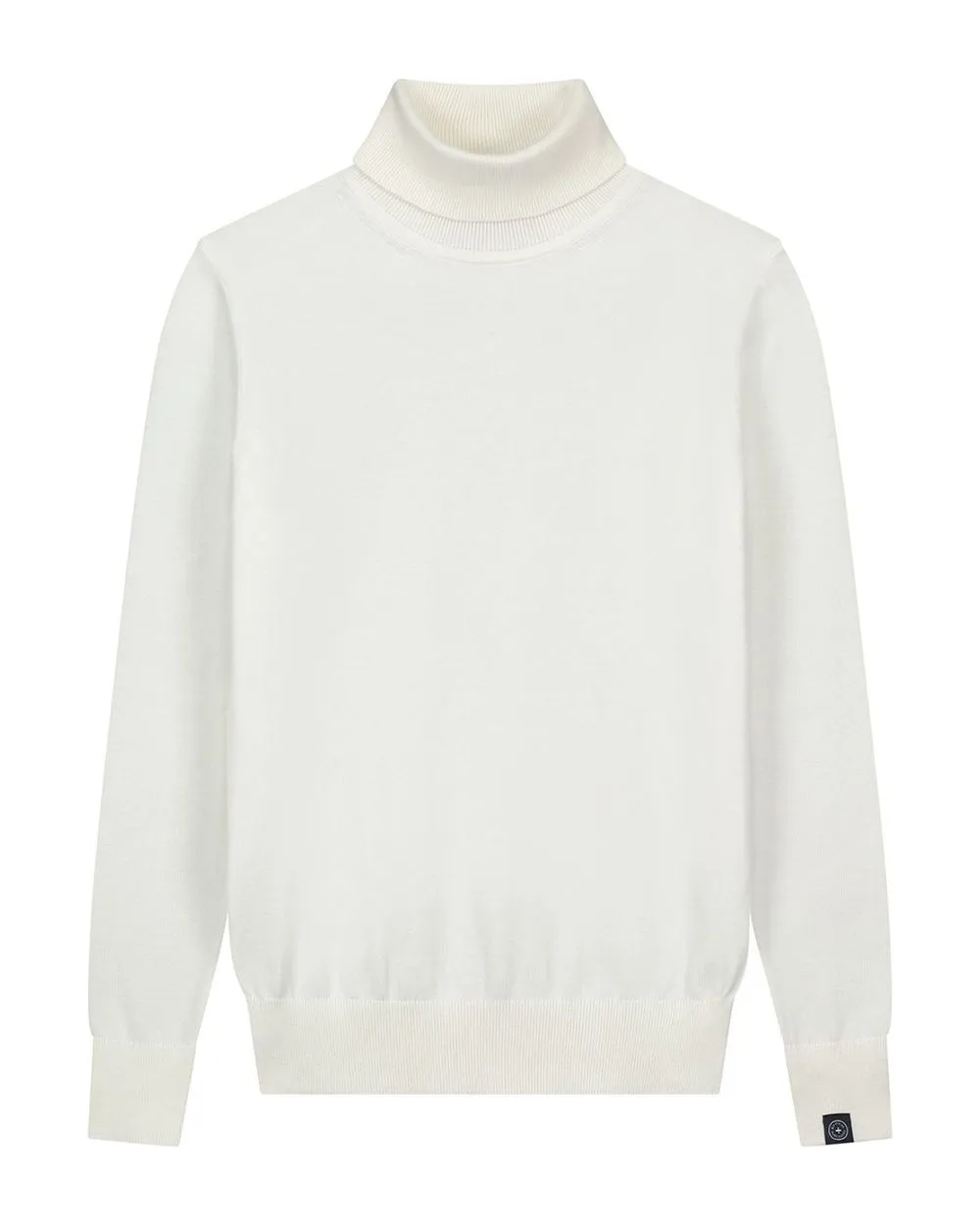 Pull col roulé en coton bio | écru "thomas turtleneck - undyed" homme