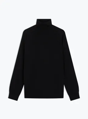 Pull Col Roulé Noir