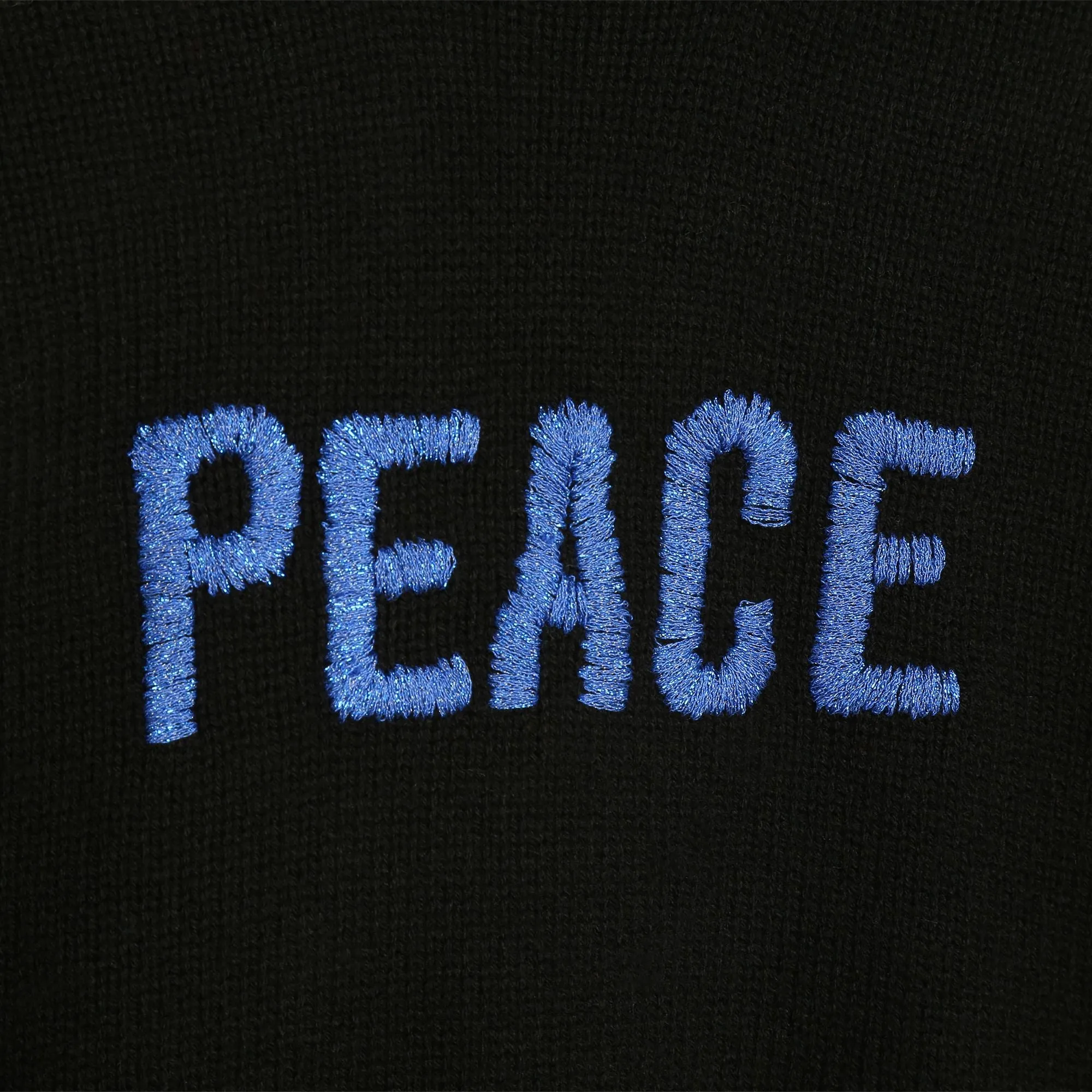 Pull col roulé Peace noir Fille Zadig & Voltaire H23