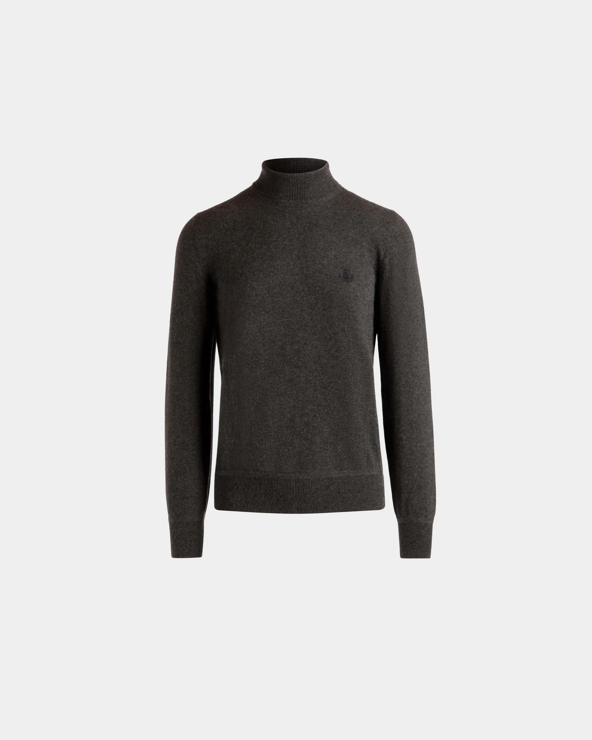 Pull À Col Roulé Collection Voyage Adrien Brody En Cachemire Dark Grey