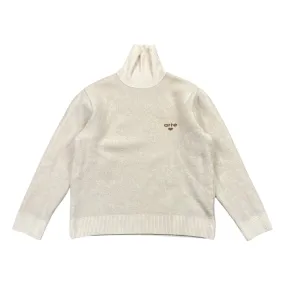 Pull à col roulé crème taille L