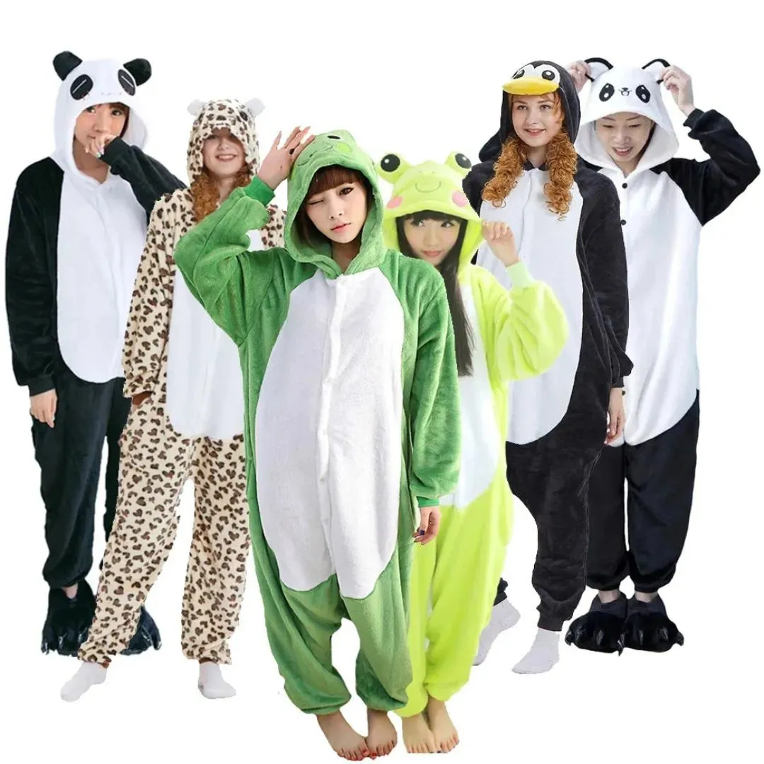 Pyjamas en Combinaison Animale pour Halloween et Nol