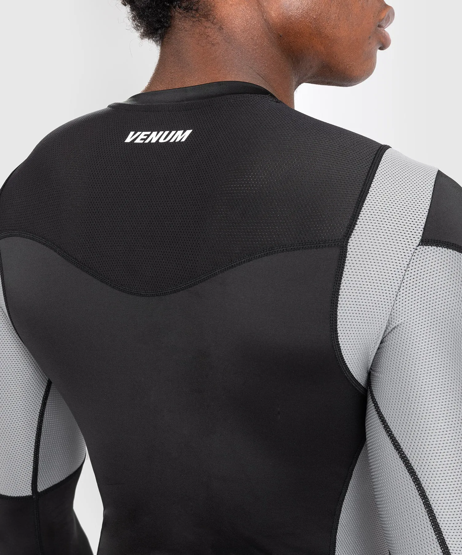 Rashguard À Manches Longues pour Hommes Venum Tempest - Noir/Gris