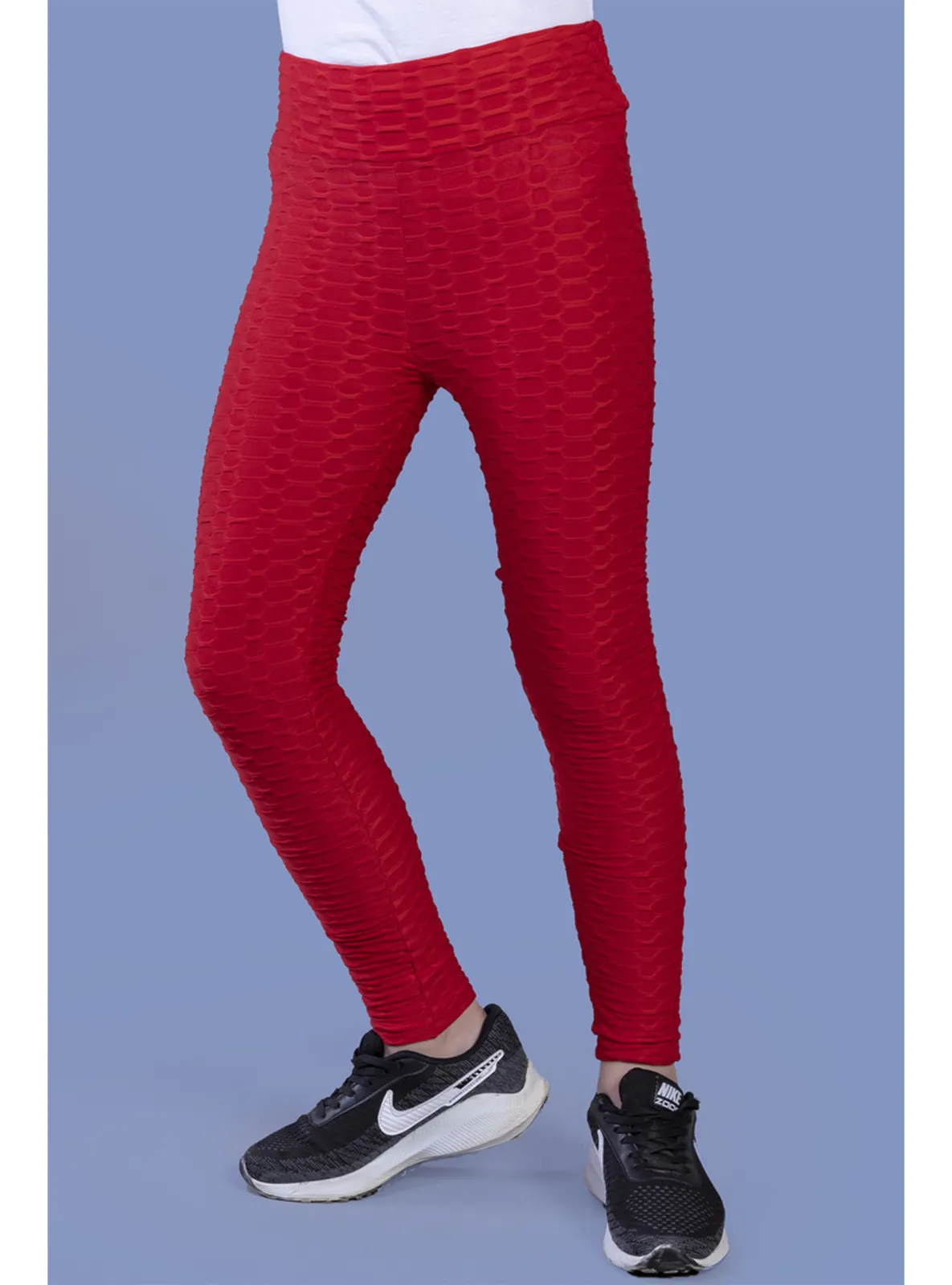 Red - Girls` Leggings