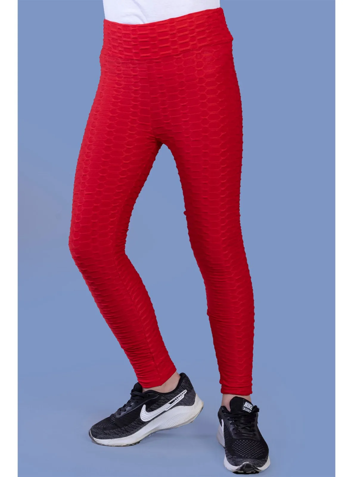 Red - Girls` Leggings