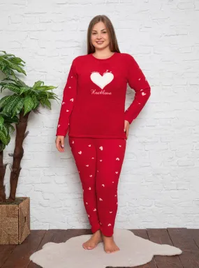 Red Plus Size Pyjamas