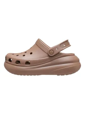 Sabot à Enfiler Crocs Classic Crush Clog - Marron