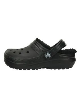 Sabot à Enfiler Enfant Crocs Classic Lined Clog K - Noir