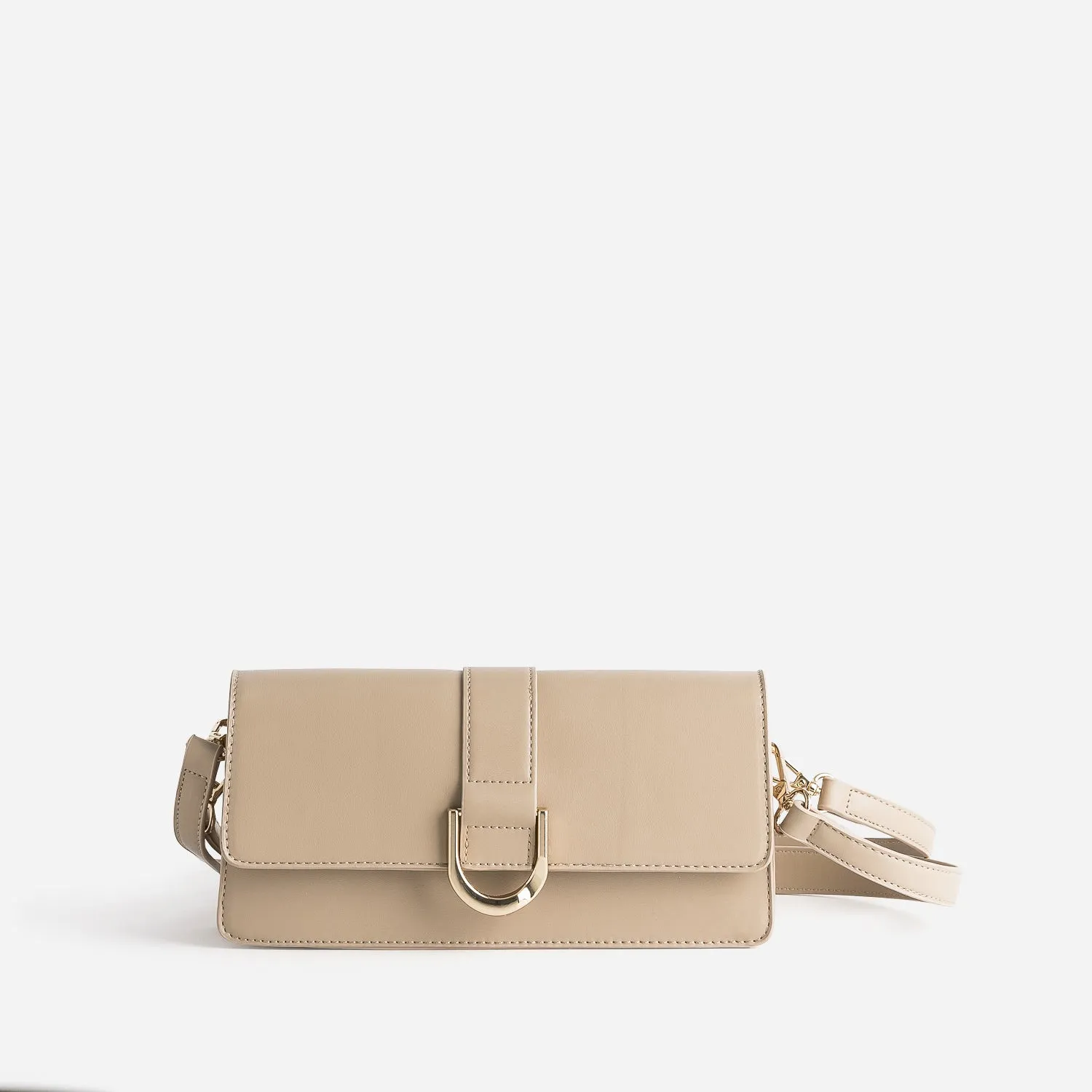 Sac baguette TEXTO beige - Sacs à main Maroquinerie | ERAM