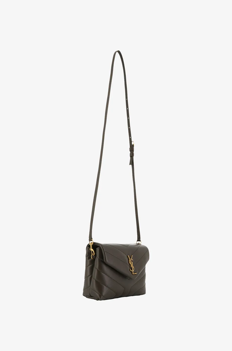Sac porté épaule en cuir lisse matelassé Loulou Toy