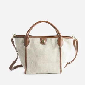 Sac à main beige esprit chevrons - Sacs à main Maroquinerie | ERAM