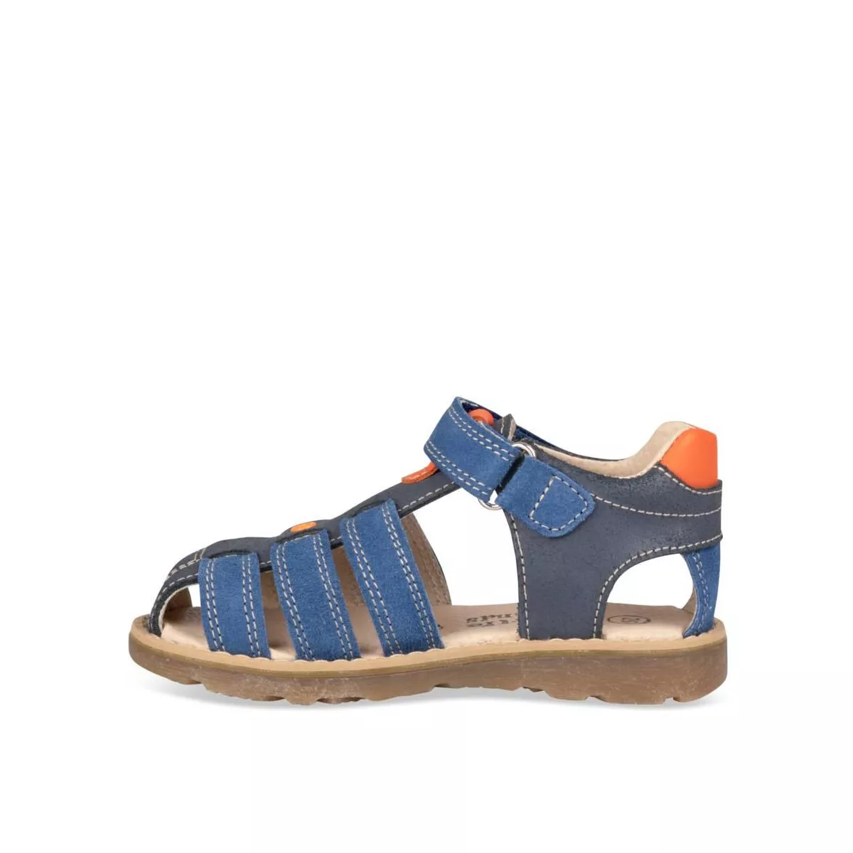 Sandales BLEU CHARLIE & FRIENDS CUIR