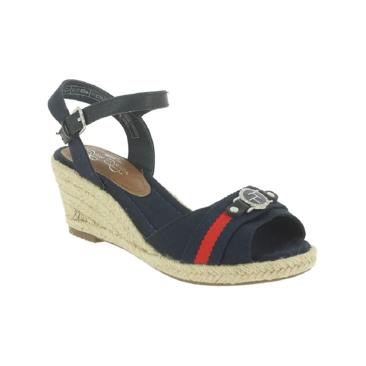 Sandales Tom tailor class bleu