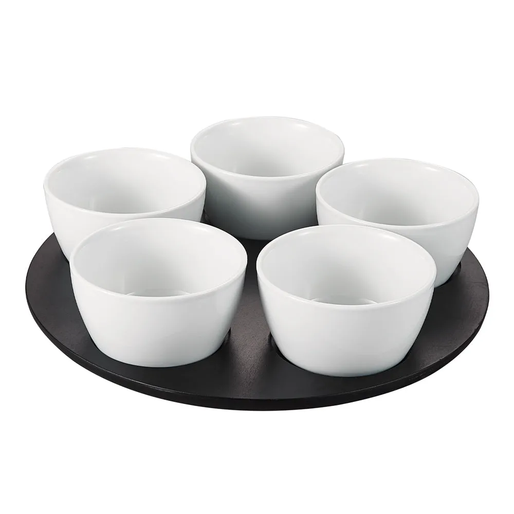 Service apéritif Piccolo 6 pièces 33 cm Table passion 