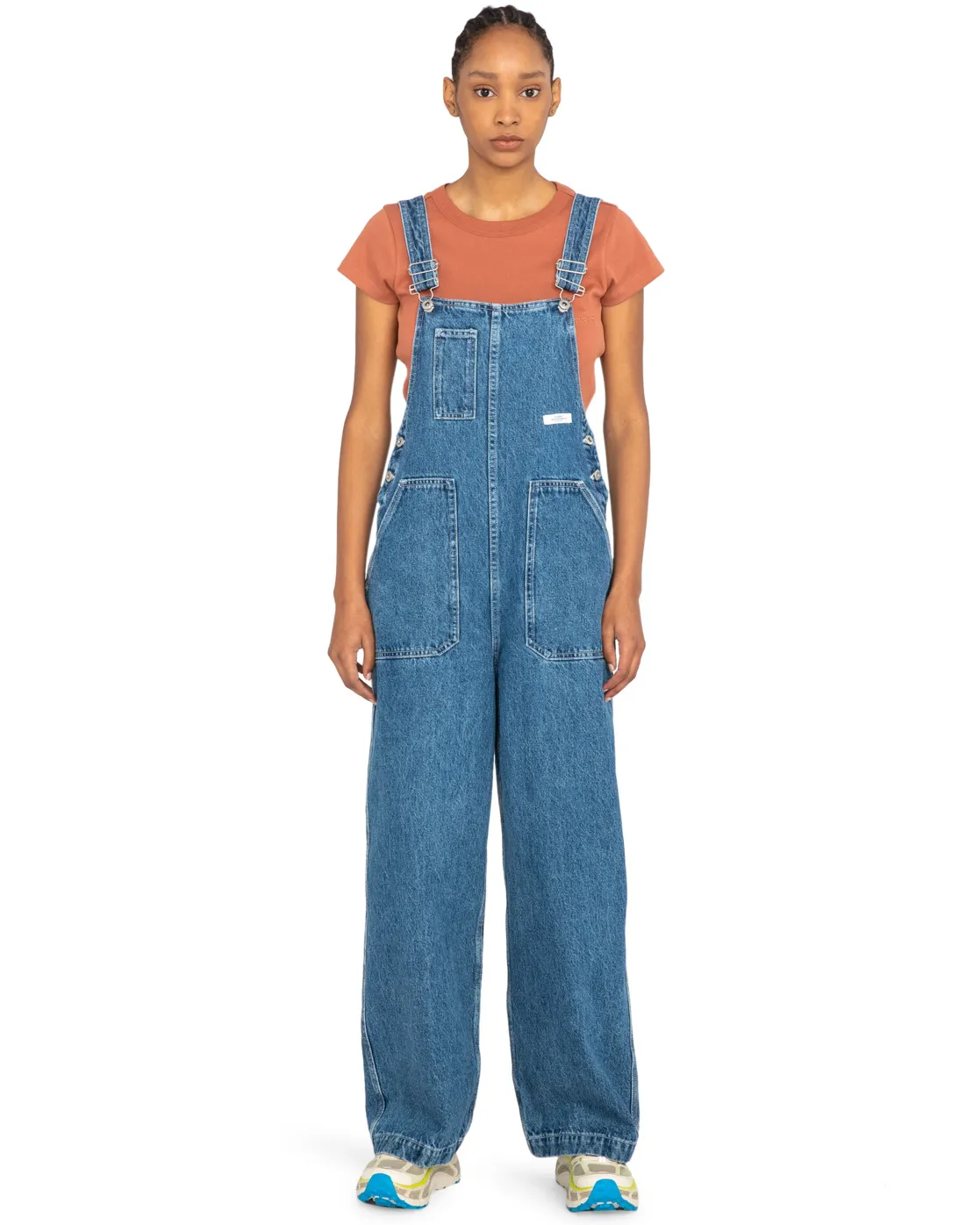 Side-Shore - 70 dungaree pant element - women pantalons / salopettes - side-shore