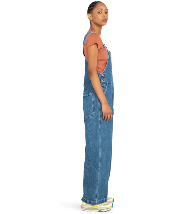 Side-Shore - 70 dungaree pant element - women pantalons / salopettes - side-shore