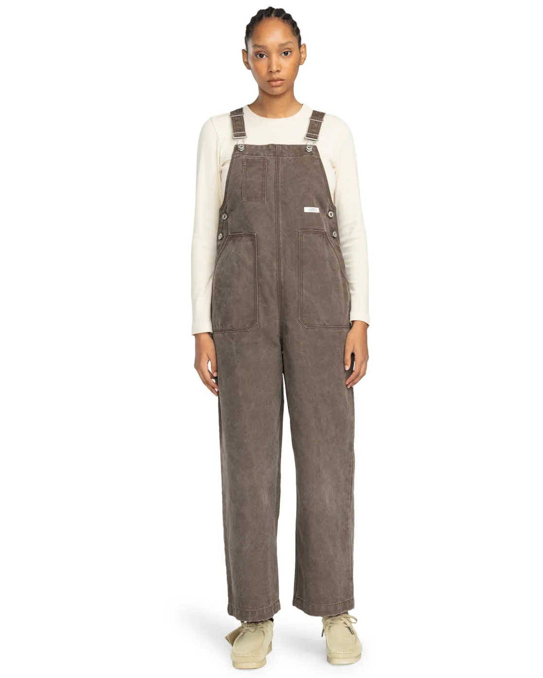 Side-Shore - 70 dungaree pant element - women pantalons / salopettes - side-shore