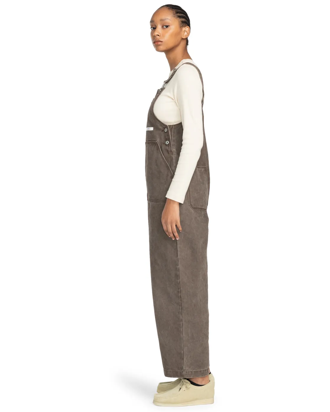 Side-Shore - 70 dungaree pant element - women pantalons / salopettes - side-shore