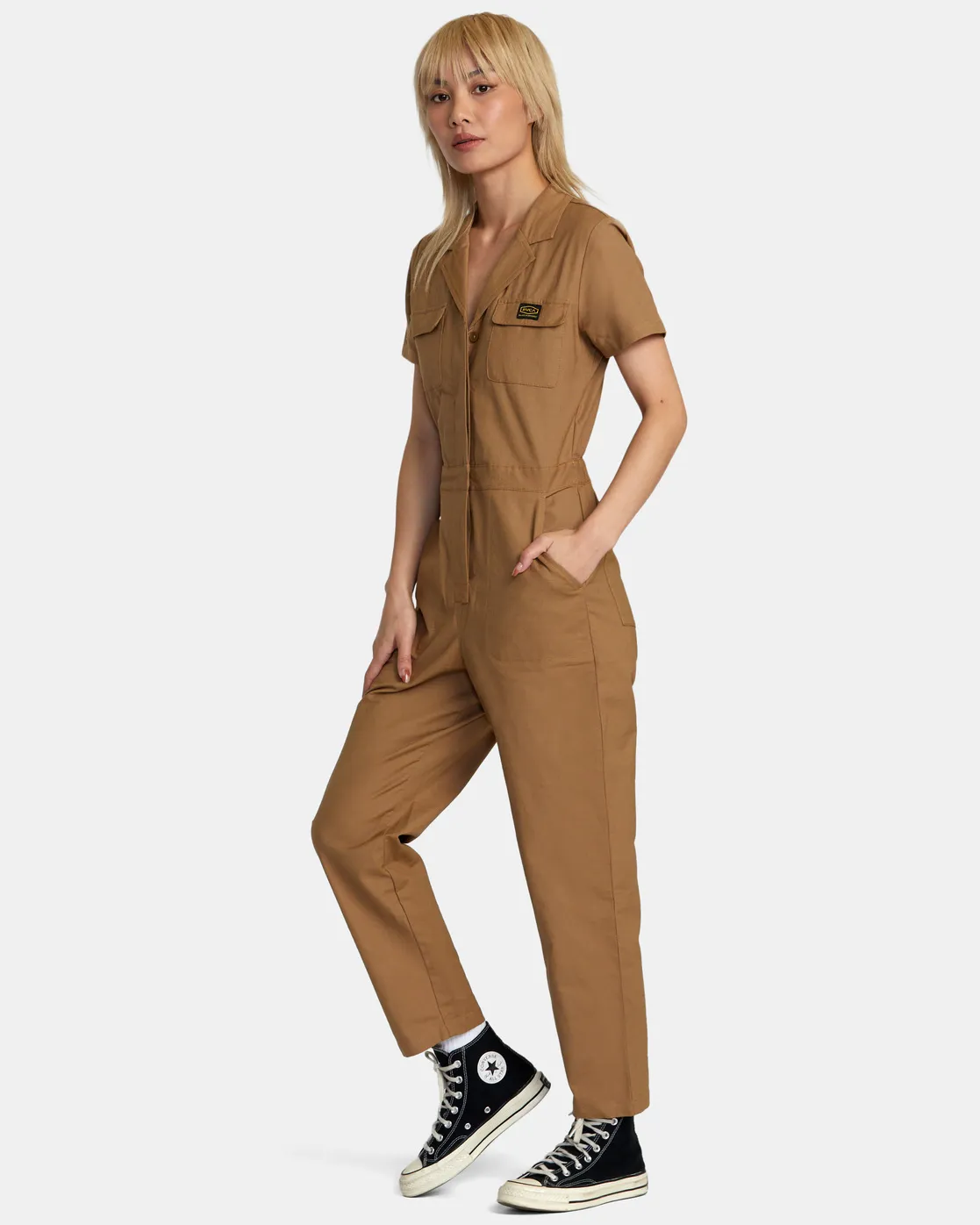 Side-Shore - recession jumpsuit rvca - women pantalons / salopettes - side-shore